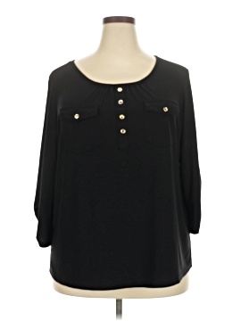Perseption Concept 3/4 Sleeve Blouse