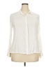 Deb Ivory Long Sleeve Blouse Size 2X - photo 1