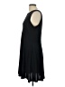 Apt. 9 Solid Black Casual Dress Size L - photo 5