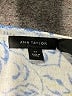 Ann Taylor 100% Cotton Paisley Blue Pullover Sweater Size XS - photo 7