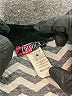 Lipstick 100% Rayon Chevron-herringbone Black Cardigan Size M - photo 7