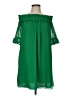 CeCe 100% Polyester Solid Green Casual Dress Size 6 - photo 1