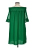 CeCe 100% Polyester Solid Green Casual Dress Size 6 - photo 2