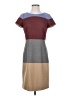 Etcetera Color Block Burgundy Casual Dress Size 2 - photo 1