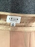 Le Lis Solid Tan Formal Skirt Size S - photo 4