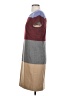 Etcetera Color Block Burgundy Casual Dress Size 2 - photo 5