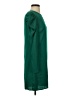 Milly Solid Green Casual Dress Size 4 - photo 4