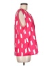 Shein 100% Polyester Pink Sleeveless Blouse Size 8 - 10 - photo 4