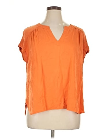 Rose + Olive Short Sleeve Top (view 1)