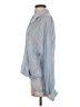 Maven West 100% Cupro Rayon Blue Long Sleeve Blouse Size XS - photo 5