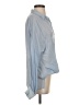 Maven West 100% Cupro Rayon Blue Long Sleeve Blouse Size XS - photo 4