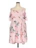 Torrid Floral Pink Casual Dress Size 2X Plus (2) - photo 1