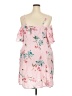 Torrid Floral Pink Casual Dress Size 2X Plus (2) - photo 2