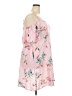 Torrid Floral Pink Casual Dress Size 2X Plus (2) - photo 4