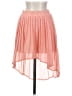 Assorted Brands 100% Polyester Solid Pink Casual Skirt Size XS - photo 1