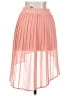 Assorted Brands 100% Polyester Solid Pink Casual Skirt Size XS - photo 2