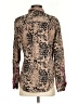 J.Crew Animal Print Gold Long Sleeve Blouse Size S - photo 2