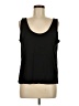 Piazza Sempione Black Sleeveless Top Size XL (50 Italian) - photo 1