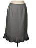 Le Suit 100% Polyester Solid Gray Formal Skirt Size 12 - photo 1