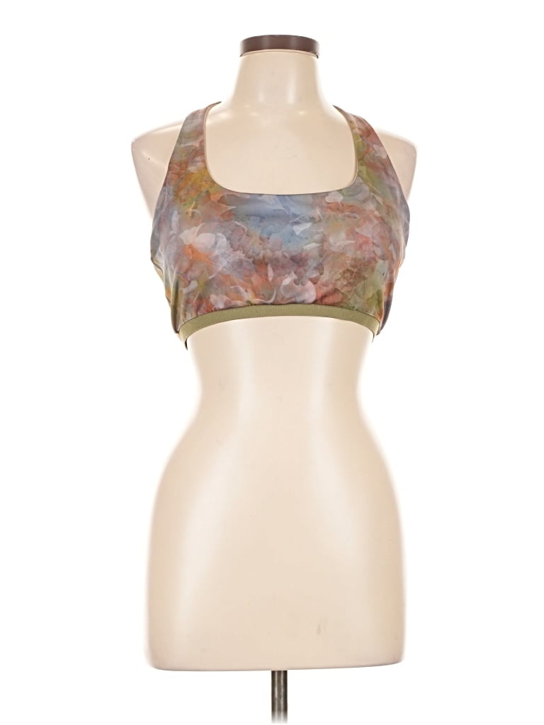 Pre-owned Lole Tank Top Gold Halter Neckline Tops