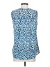 Salon Studio by Haband 100% Polyester Blue Sleeveless Blouse Size S - photo 2