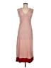 Assorted Brands Solid Pink Casual Dress Size EU (IT) 44 / US 8 - photo 1
