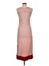 Assorted Brands Solid Pink Casual Dress Size EU (IT) 44 / US 8 - photo 2