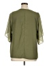 Shein 100% Polyester Green 3/4 Sleeve Blouse Size 0X - photo 2