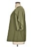 Shein 100% Polyester Green 3/4 Sleeve Blouse Size 0X - photo 5