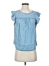Gap 100% Lyocell Blue Short Sleeve Top Size XS - photo 1