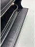 Saint Laurent Houndstooth Silver Black leather studded clutch One size - photo 5