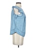 Gap 100% Lyocell Blue Short Sleeve Top Size XS - photo 4