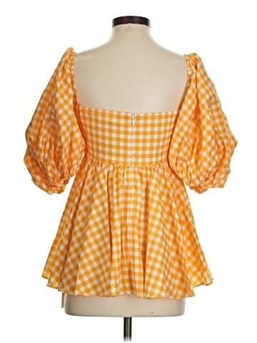 Caroline Constas Short Sleeve Blouse (view 2)
