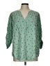 Torrid Green 3/4 Sleeve Blouse Size Lg Plus (0) - photo 1