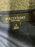 Perceptions Stars Blue Casual Dress Size 6 - photo 7