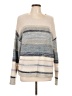 Rails Stripes Ivory Wool Pullover Sweater Size L - photo 1