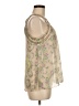 Leifnotes 100% Silk Tan Sleeveless Silk Top Size 8 - photo 4