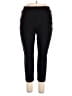 Rafaella Solid Black Active Pants Size XL - photo 1