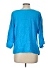 Escapada 100% Rayon Blue 3/4 Sleeve Blouse Size L - photo 2