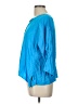 Escapada 100% Rayon Blue 3/4 Sleeve Blouse Size L - photo 5