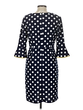 Robe Ile New York Taille 10 (M) - Fit & Flare Verte à Fleurs, Col Bustier, Sans Manches