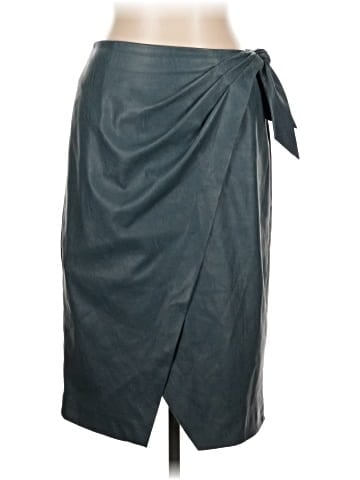 Rebecca Taylor Faux Leather Skirt (view 1)