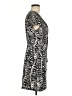 Avatar 100% Polyester Print Black Casual Dress Size L (estimated) - photo 4