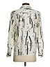 Anne Klein 100% Polyester Print Ivory Long Sleeve Blouse Size 4 - photo 2