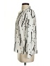 Anne Klein 100% Polyester Print Ivory Long Sleeve Blouse Size 4 - photo 5