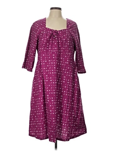 Cherry Velvet Casual Dress (view 1)