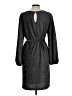 Gibson Look Metallic Gray Casual Dress Size L - photo 2