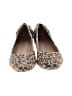 Bernardo Animal Print Brown Tan Flats Size 7 1/2 - photo 2