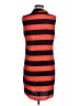 Splendid Stripes Orange Casual Dress Size M - photo 2