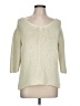 Luisa Cerano Ivory Green Pullover Sweater Size L (estimated) - photo 1